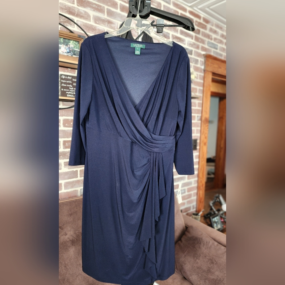 Lauren Ralph Lauren Navy Dress